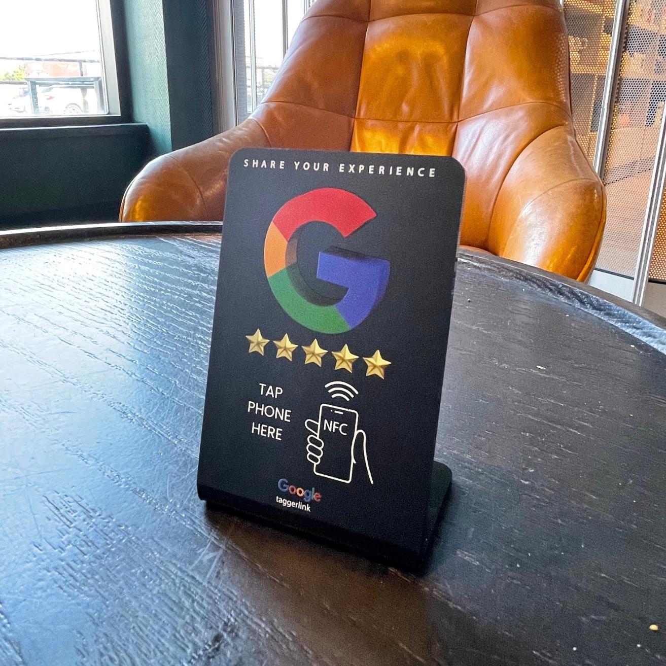 Google Review "Hi" Stand